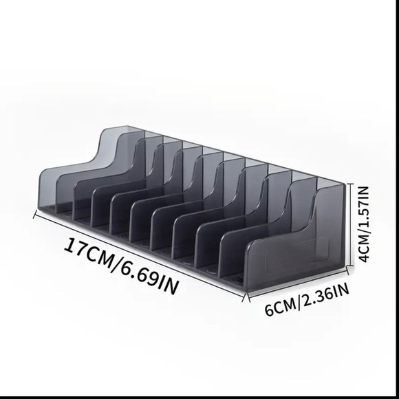 Brand New Acrylic Game DVD Holder Stand Organizer 10-Slot Media Storage Rack - Picture 2 of 6